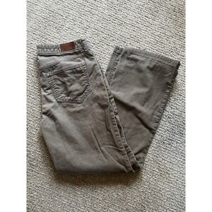 Lands End Brown Mid Rise Bootcut Corduroy‎ Jeans Womens 8